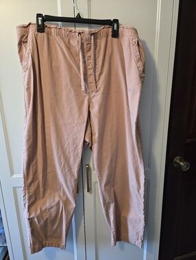 Sonoma Women's Drawstring Pants in Dusty Pink Size 2X